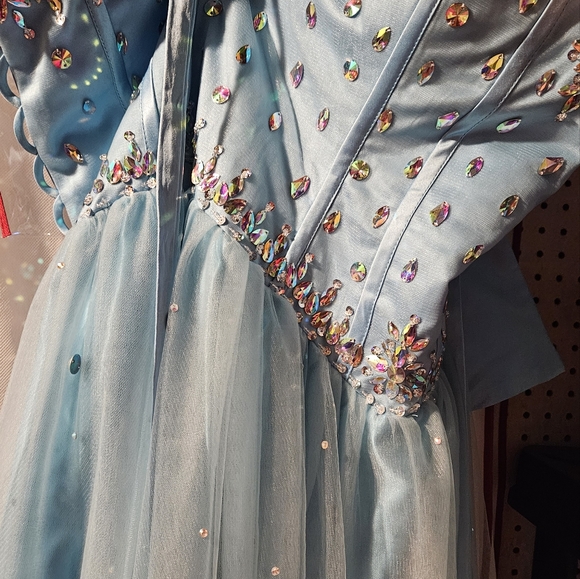 Plus size dress baby blue size 18 - Picture 3 of 3